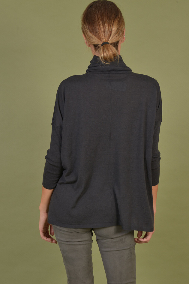 Hemisphere Rollkragenpullover aus Wolle in Navy