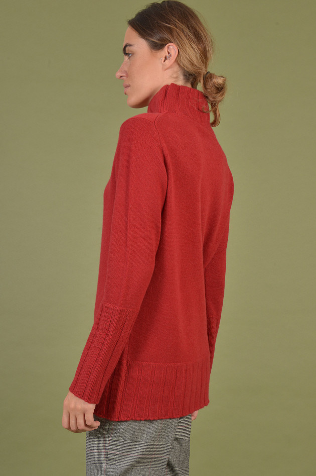 Hemisphere Rollkragenpullover aus Cashmere in Rot