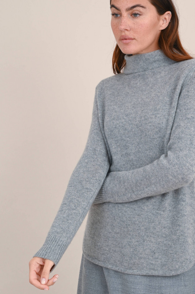 Hemisphere Cashmere Rollkragen in Grau