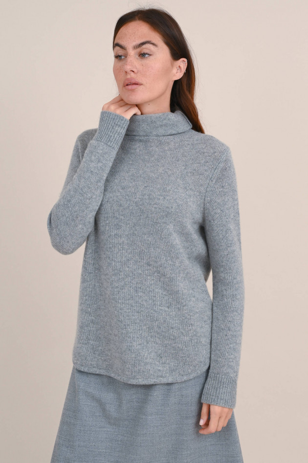 Hemisphere Cashmere Rollkragen in Grau