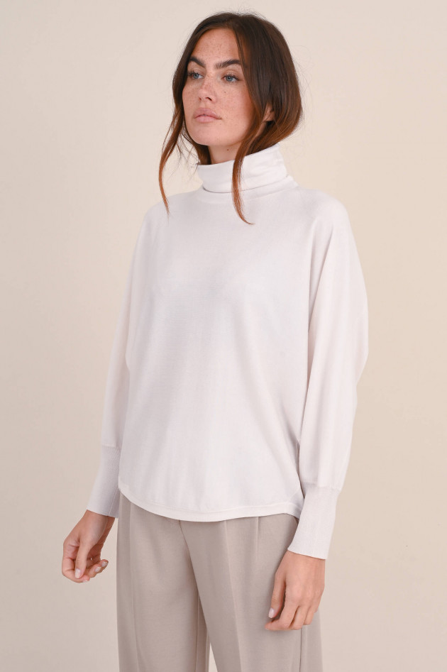 Hemisphere Merino Feinstrick Pullover in Natur