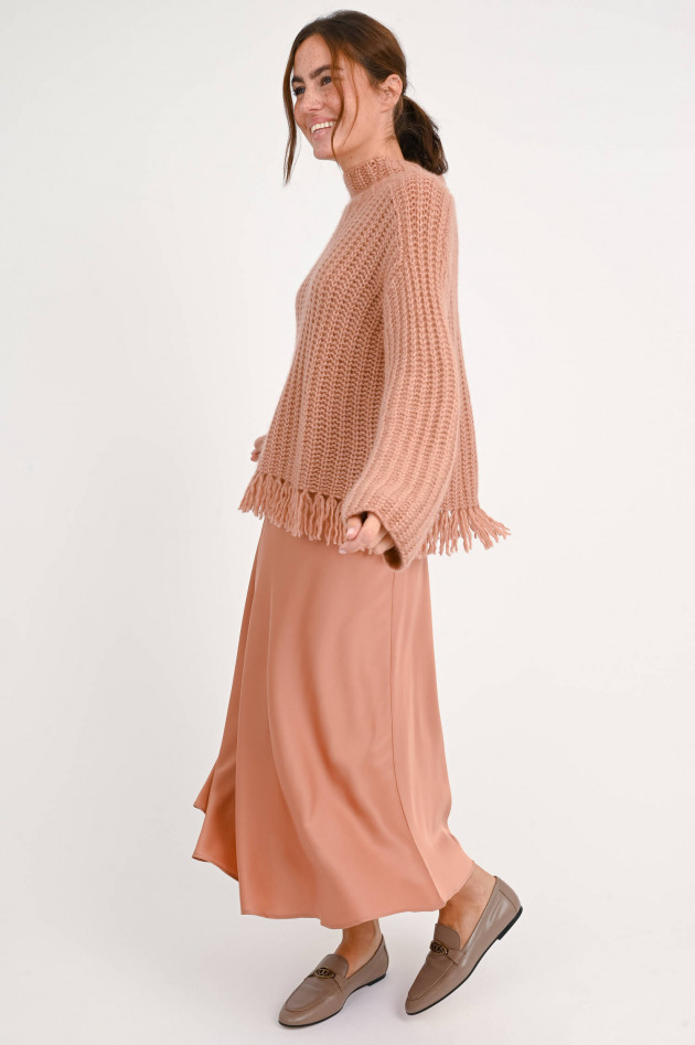 Hemisphere Cashmere-Pillover in dunklem Altrosa