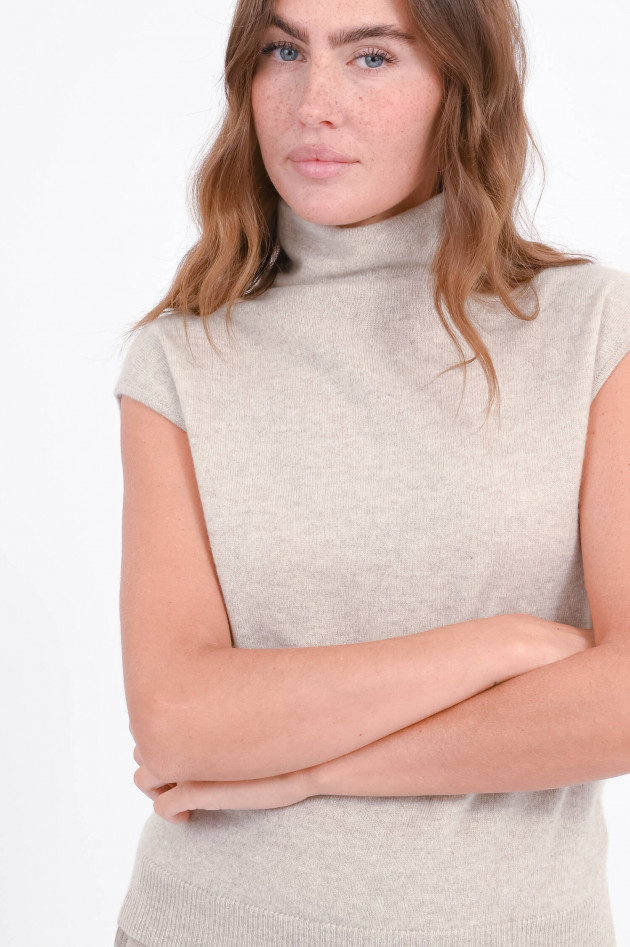 Hemisphere Pullunder aus Cashmere in Almond