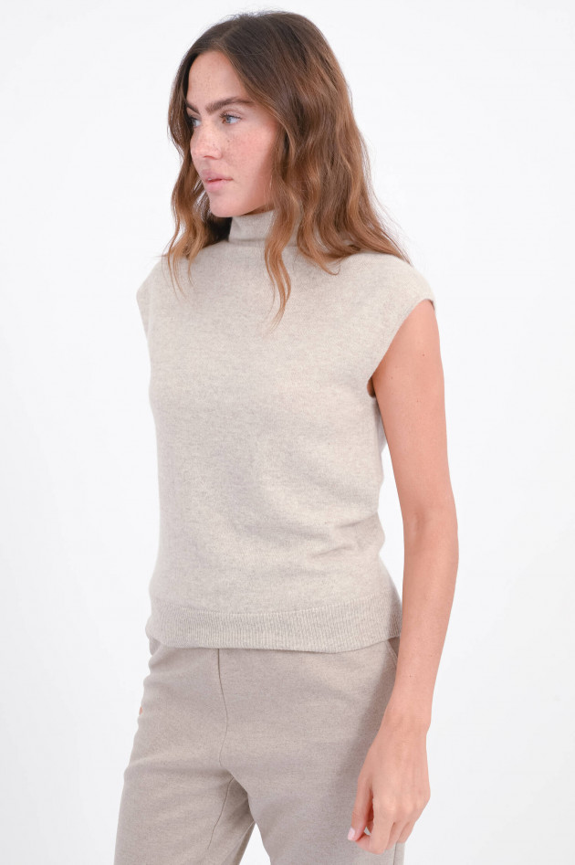 Hemisphere Pullunder aus Cashmere in Almond