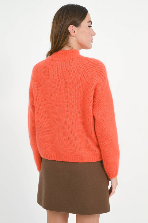 Hemisphere Grobstrick-Pullover mit "H"-Detail in Pumpkin