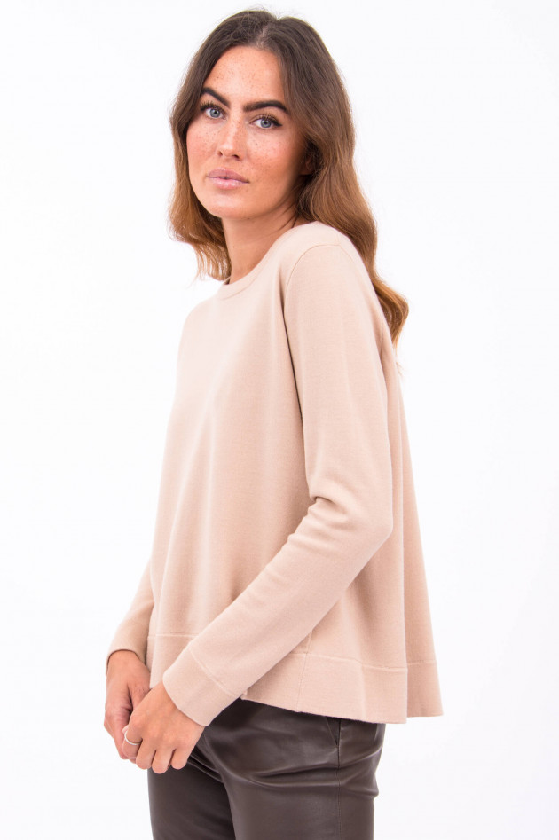 Hemisphere Pullover mit Ziernaht in Beige