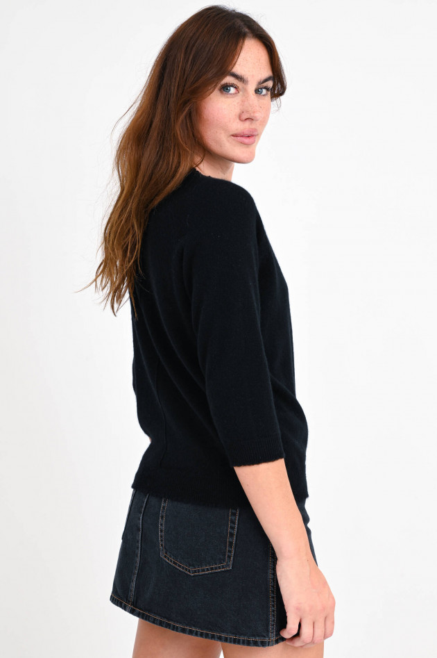 Hemisphere Pullover aus Cashmere in Schwarz