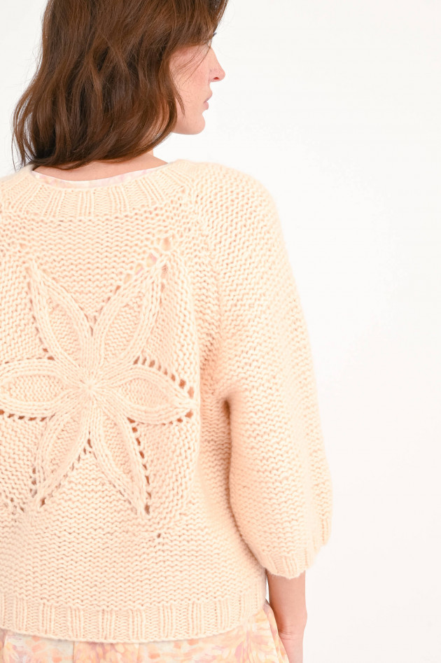 Hemisphere Cashmere-Mix Pullover in Pastellpeach