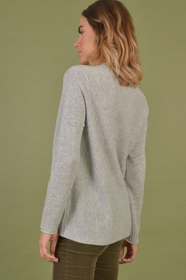 Hemisphere Pullover aus Cashmere in Grau