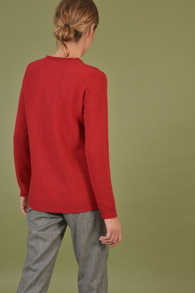 Hemisphere Pullover aus Cashmere in Rot