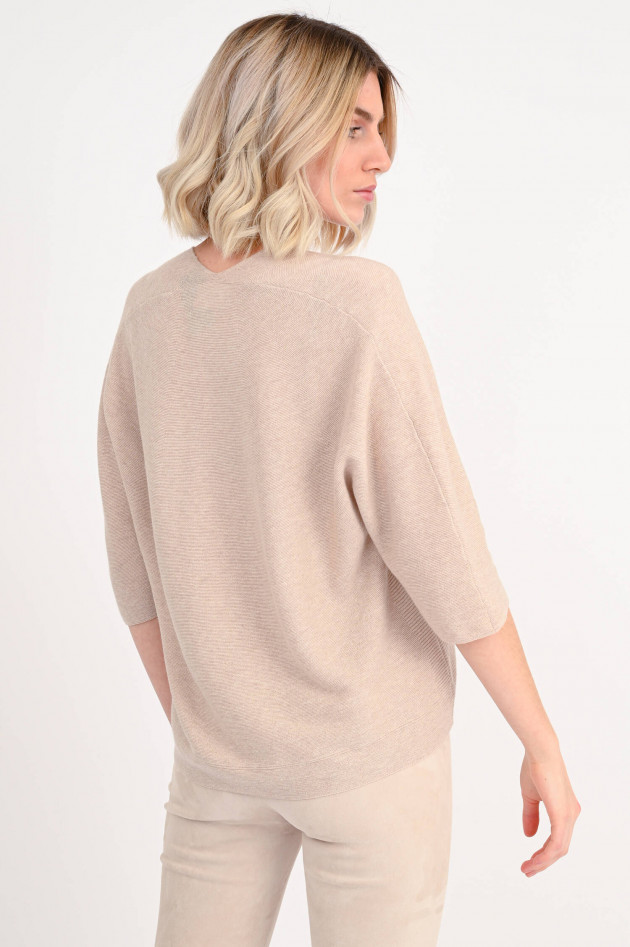 Hemisphere Strickpullover in Beige