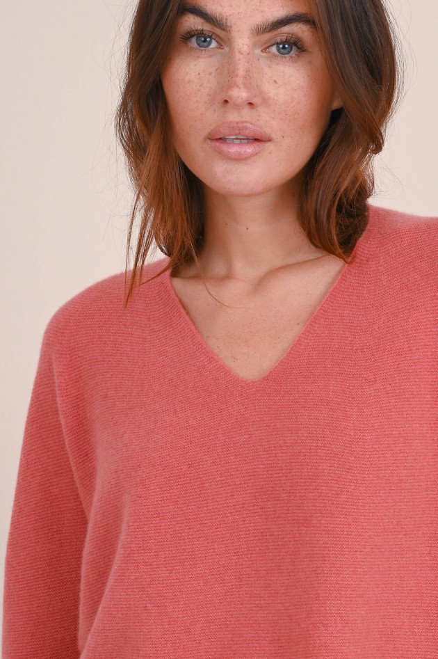 Hemisphere Cashmere Pullover in Apricot