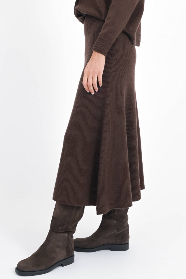 Hemisphere Woll-Cashmere-Rock in Bitter Chocolate