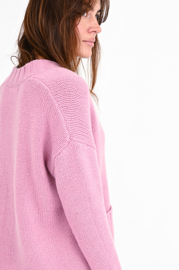 Hemisphere Strickweste aus Cashmere in Rosa