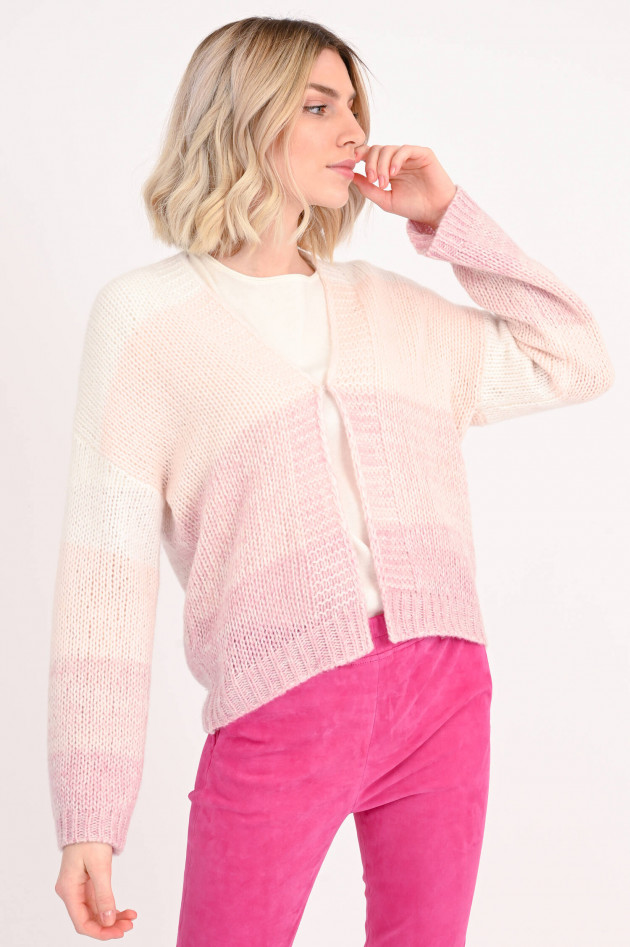 Hemisphere Strickjacke in Rosa
