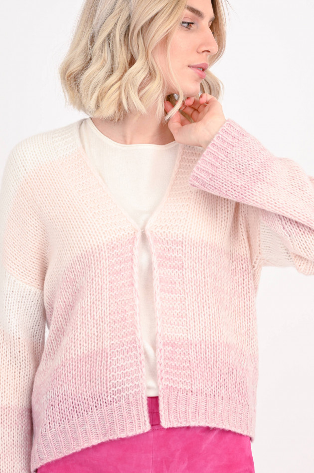 Hemisphere Strickjacke in Rosa