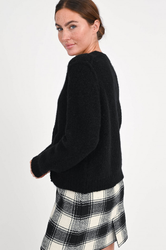 Hemisphere Jacke aus Tweed-Bouclé in Schwarz