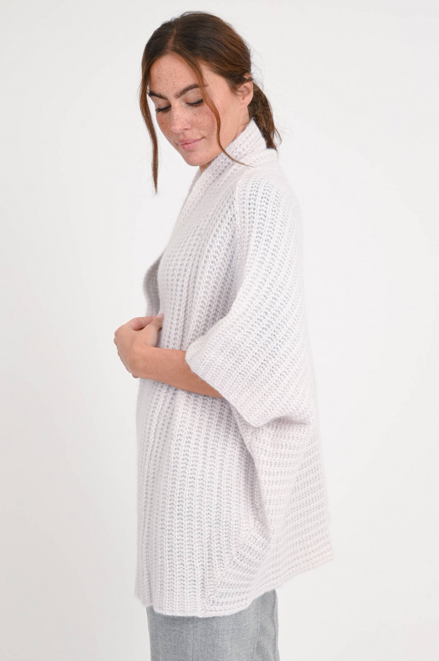 Hemisphere Strickjacke mit Fledermausärmeln in Natur