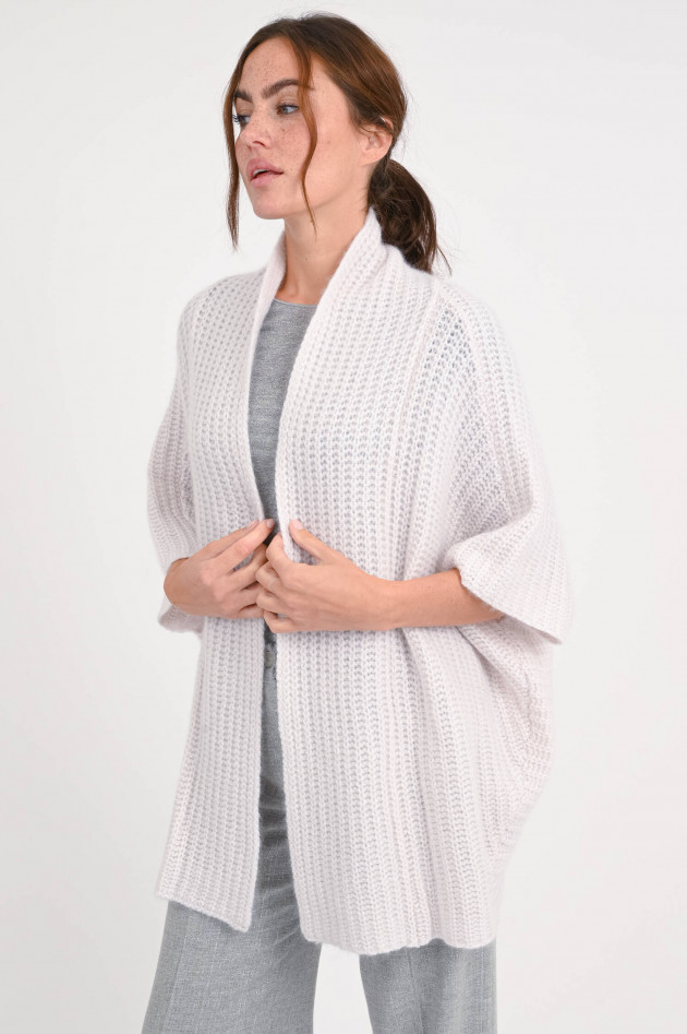 Hemisphere Strickjacke mit Fledermausärmeln in Natur