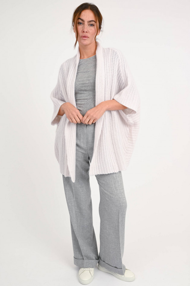 Hemisphere Strickjacke mit Fledermausärmeln in Natur