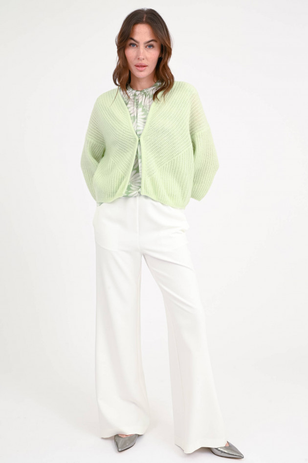 Hemisphere Strickweste aus Cashmere-Mix in Pastell Green