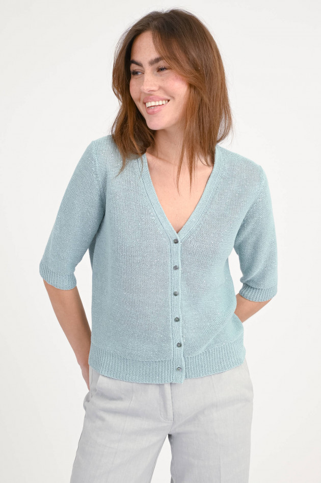 Hemisphere Strickjacke mit Pailletten in Blue Summer