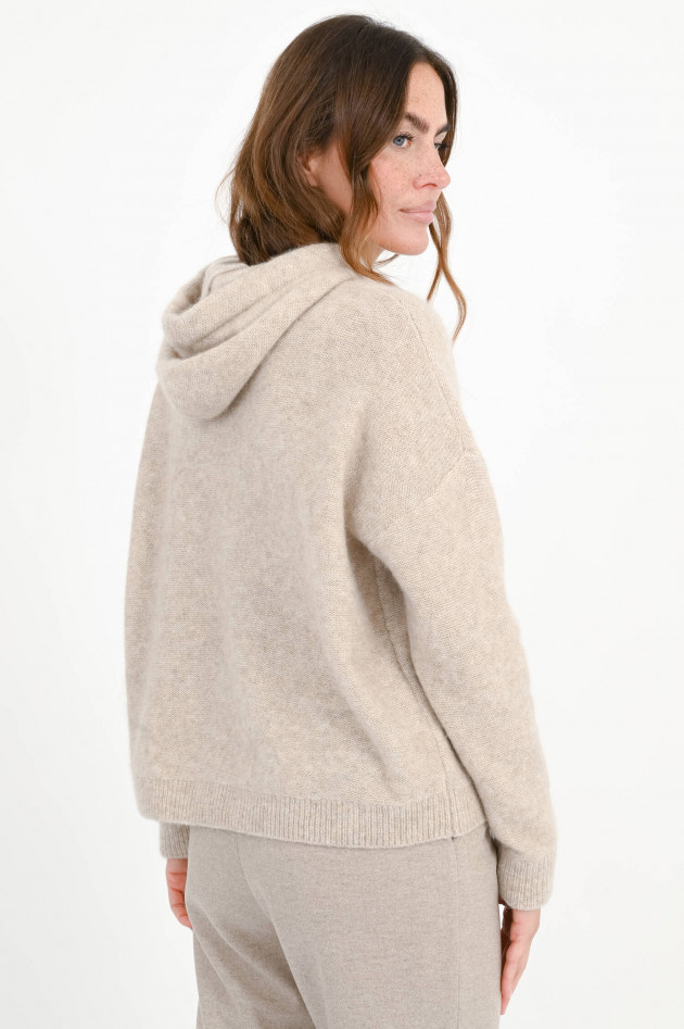 Hemisphere Sweater mit Logo-Detail in Beige