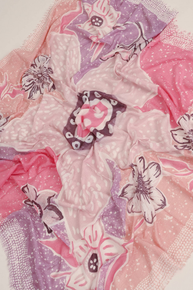 Hemisphere Schal IBUKI in Rosé/Lila