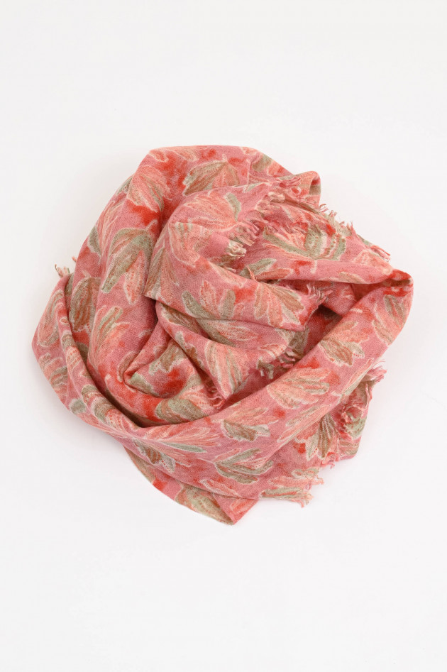 Hemisphere Woll-Schal MOTIZ in Rosa/Peach/back