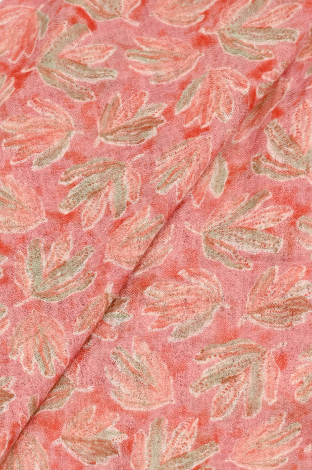 Hemisphere Woll-Schal MOTIZ in Rosa/Peach/back