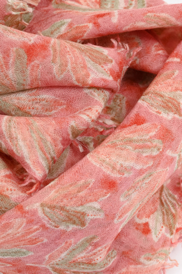 Hemisphere Woll-Schal MOTIZ in Rosa/Peach/back