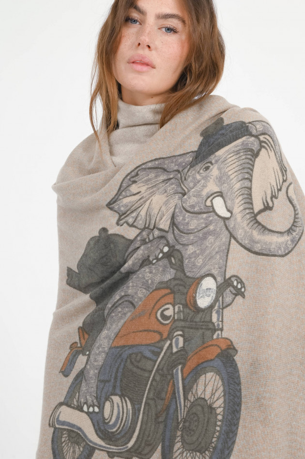 Hemisphere Cashmere-Schal NANG in Erdtönen