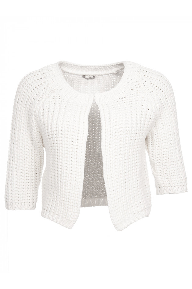 Hemisphere Strickbolero in Weiß