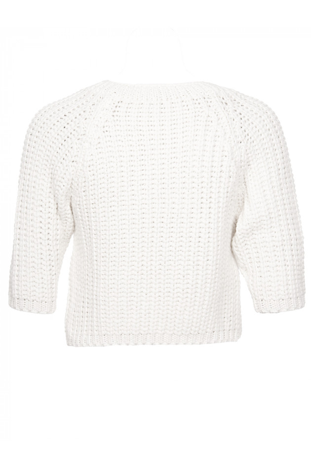Hemisphere Strickbolero in Weiß