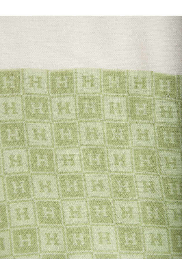 Hemisphere Schal Natur/Grün