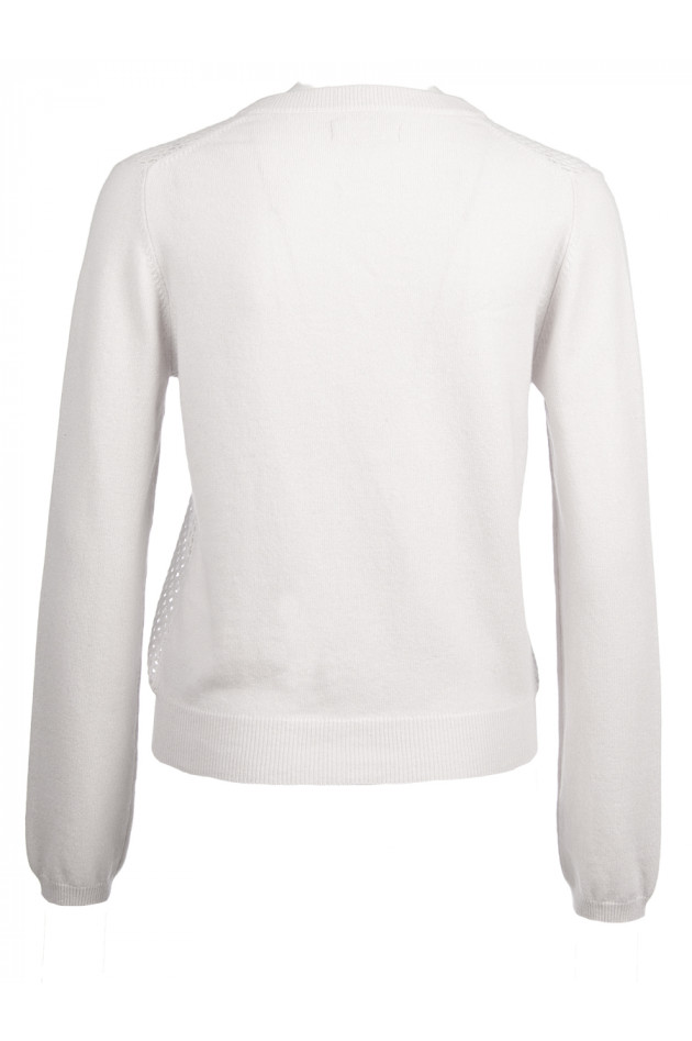 Hemisphere Kaschmirjacke Natur vorne