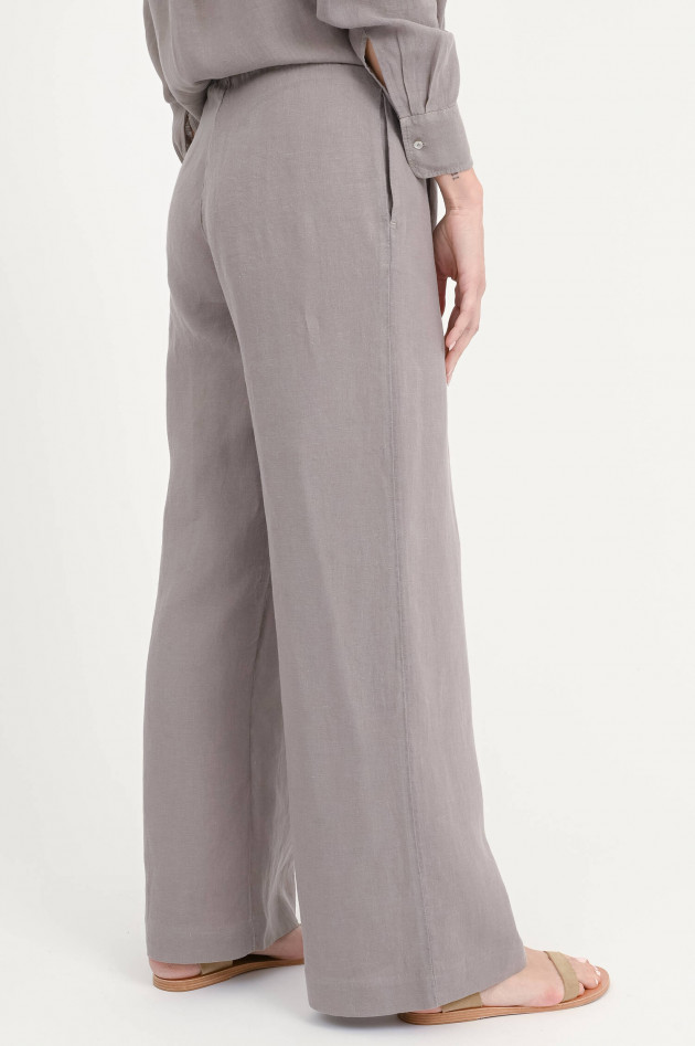 Henry Christ Wide-Leg Hose in Taupe