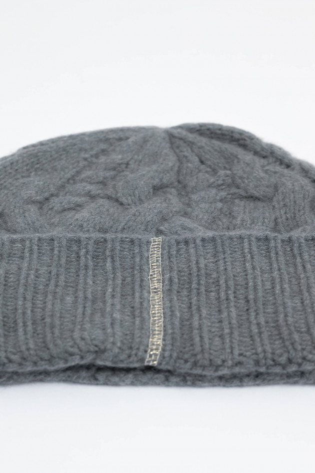 Henry Christ Mütze aus Cashmere in Boston Grey