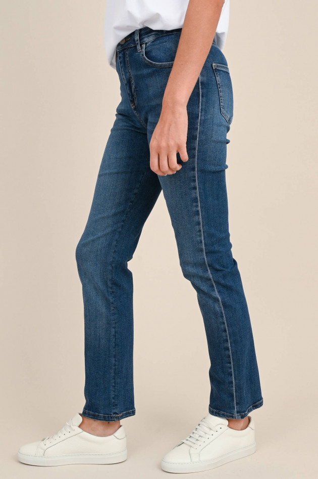 Henry Christ Jeans mit Ziernähten in Dunkelblau