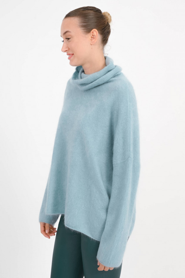 Henry Christ Rollkragen-Pullover aus Cashmere in Leaf