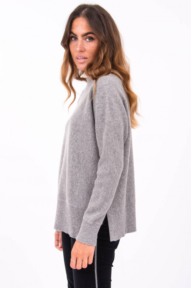 Henry Christ Kaschmir Pullover in Grau