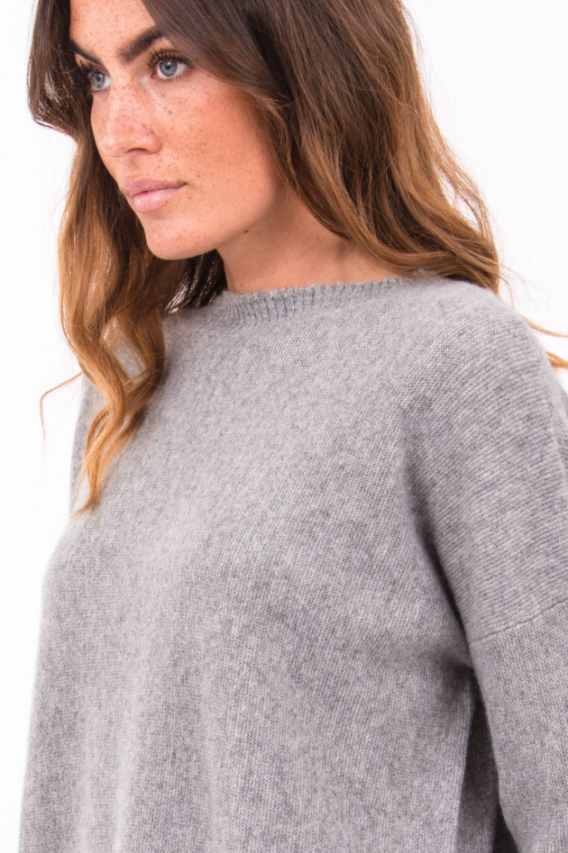 Henry Christ Kaschmir Pullover in Grau