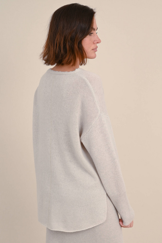 Henry Christ Lockerer Cashmere Pullover in Beige