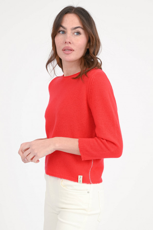Henry Christ Pullover aus Cashmere in Rot