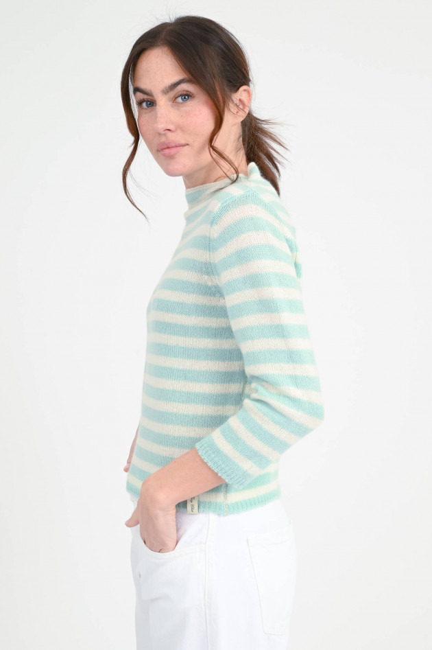 Henry Christ Pullover aus Cashmere in Türkis