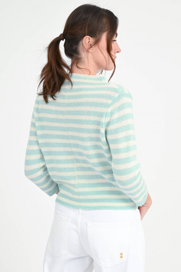 Henry Christ Pullover aus Cashmere in Türkis