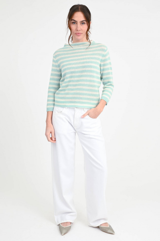 Henry Christ Pullover aus Cashmere in Türkis
