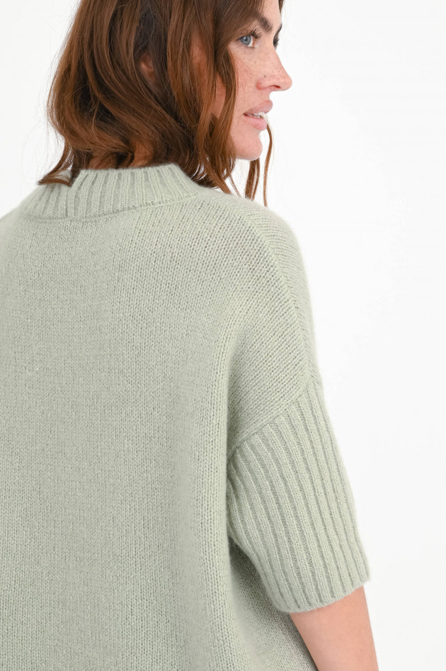 Henry Christ Pullover aus Cashmere-Seiden-Mix in Mint