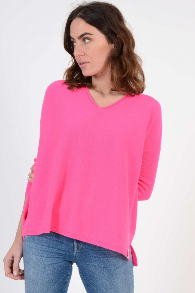 Henry Christ Oversizedpullover aus Cashmere in Pink