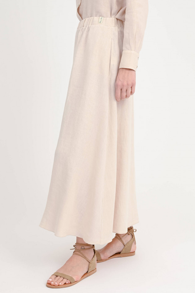 Henry Christ Leinen-Rock in Beige